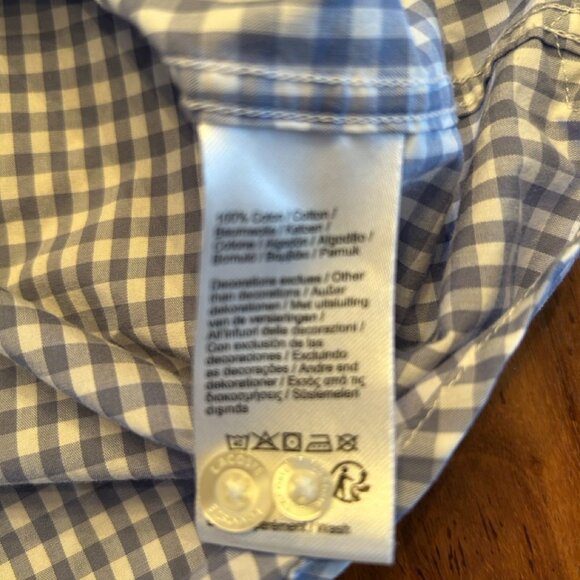 MEN´S SLIM FIT GINGHAM POPLIN SHIRT - Picture 5 of 5